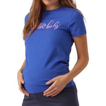 Vêtements Femme T-shirts manches courtes Mamalicious 20017285 Bleu