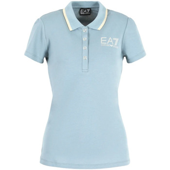 Vêtements Femme T-shirts & Polos Ea7 Emporio Armani Polo t-shirt EA7 3DTF01 TJSXZ Donna Bleu