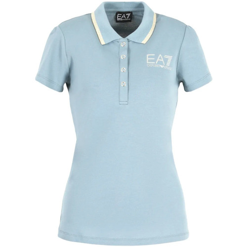Vêtements Femme T-shirts & Polos Ea7 Emporio Armani Polo t-shirt EA7 3DTF01 TJSXZ Donna Bleu