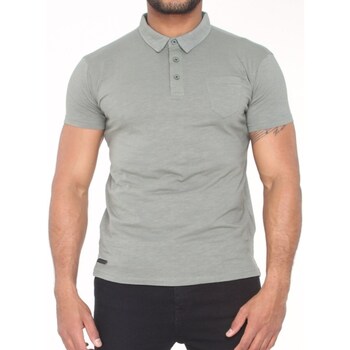 Vêtements Homme T-shirts & Polos Hopenlife Polo manches courtes SLIDE vert kaki