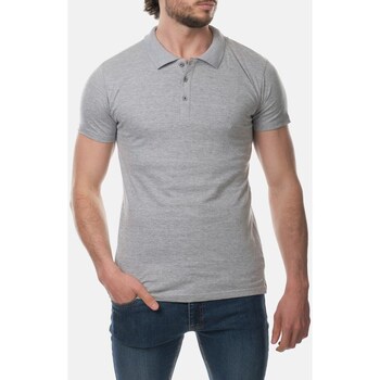 Vêtements Homme T-shirts & Polos Hopenlife Polo coton manches courtes VINSMOKE gris