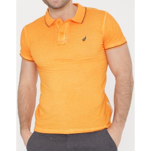 Vêtements Homme T-shirts & Polos Hopenlife Polo manche courtes PARZA orange