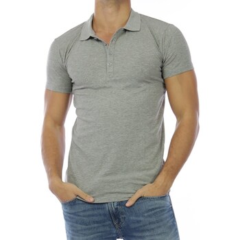 Vêtements Homme T-shirts & Polos Hopenlife Polo manches courtes LYPTUS bleu gris