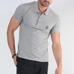 Vêtements Homme T-shirts & Polos Hopenlife Polo manche courte POLONS bleu gris