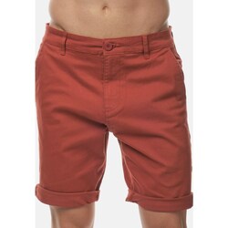 Vêtements Homme leggings Shorts / Bermudas Hopenlife Bermuda coton chino MINATO rouge brique