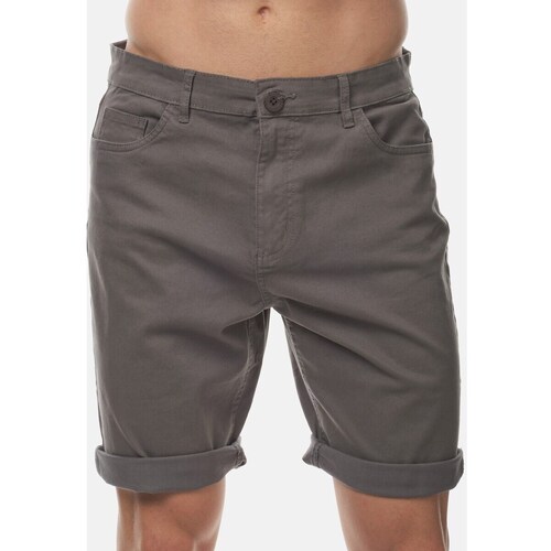 Vêtements Homme Shorts / Bermudas Hopenlife Bermuda coton chino MINATO gris