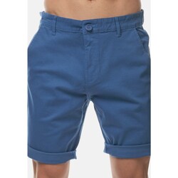 Vêtements Homme Shorts / Bermudas Hopenlife Bermuda coton chino MINATO bleu céladon