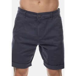 Vêtements Homme leggings Shorts / Bermudas Hopenlife Bermuda coton chino MINATO bleu marine