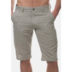 Vêtements Homme leggings Shorts / Bermudas Hopenlife Short en lin  HISOKA vert kaki