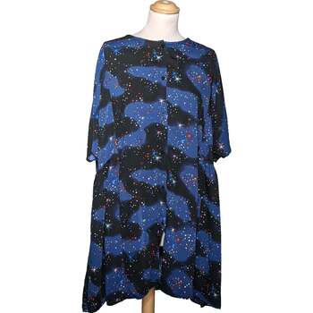 robe courte monki  robe courte  38 - t2 - m bleu 