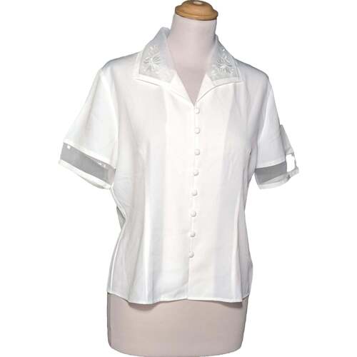 Vêtements Femme Chemises / Chemisiers Gerard Pasquier chemise  40 - T3 - L Blanc Blanc