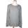 Vêtements Femme T-shirts & Polos Massimo Dutti 40 - T3 - L Gris