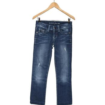 Vêtements Femme Jeans Guess jean droit femme  36 - T1 - S Bleu Bleu