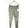 Vêtements Femme Pantalons Reiko pantalon slim femme  36 - T1 - S Vert Vert