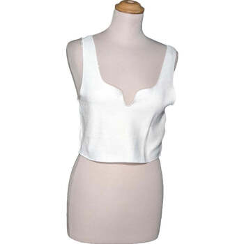 Vêtements Femme Débardeurs / T-shirts sans manche Zara débardeur  40 - T3 - L Blanc Blanc