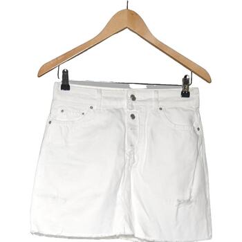 Vêtements Femme Jupes Zara jupe courte  36 - T1 - S Blanc Blanc