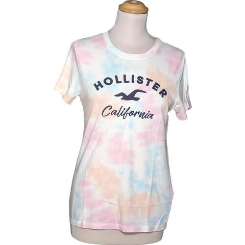 Vêtements Femme T-shirts & Polos Hollister 36 - T1 - S Blanc