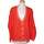 Vêtements Femme Gilets / Cardigans Grace & Mila gilet femme  40 - T3 - L Rouge Rouge