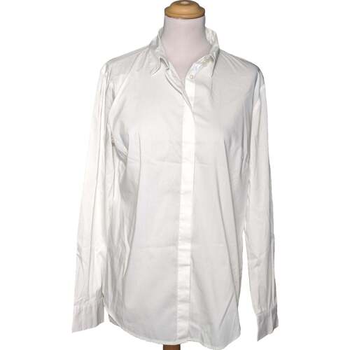 Vêtements Femme Chemises / Chemisiers Benetton chemise  38 - T2 - M Blanc Blanc