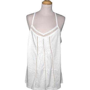 Vêtements Femme Jean Droit Femme Benetton débardeur  42 - T4 - L/XL Blanc Blanc