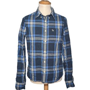Vêtements Homme Chemises manches longues Abercrombie And Fitch 38 - T2 - M Bleu
