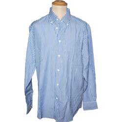 Vêtements Homme Chemises manches longues Façonnable 44 - T5 - Xl/XXL Bleu