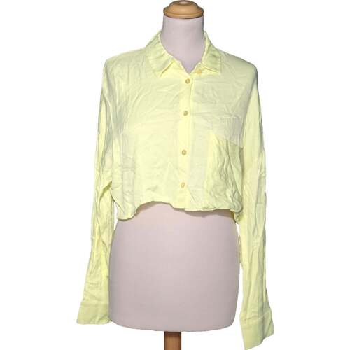 Vêtements Femme Chemises / Chemisiers Bershka chemise  38 - T2 - M Jaune Jaune