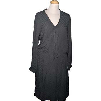 robe 1.2.3  robe mi-longue  38 - t2 - m noir 