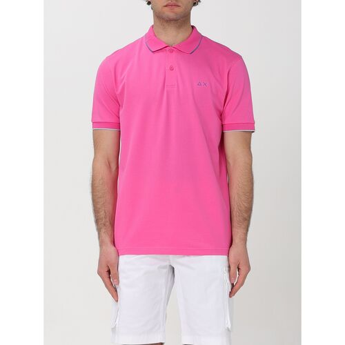 Vêtements Homme Bandana Patch Print Shirt Sun68 A34113 20 Violet