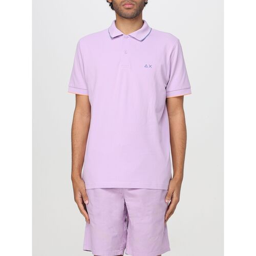 Vêtements Homme Bandana Patch Print Shirt Sun68 A34113 24 Violet