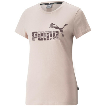 Vêtements Femme T-shirts manches courtes Puma - Tee-shirt manches courtes - rose Autres
