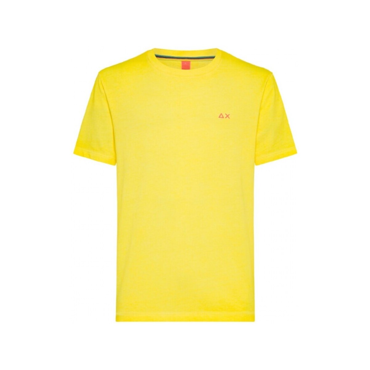 Vêtements Homme T-shirts & Polos Sun68 T-Shirt SS Teint Spcial Jaune