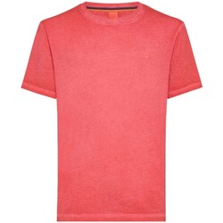 Vêtements Homme T-shirts & Polos Sun68 T-Shirt SS Teint Spcial Rouge