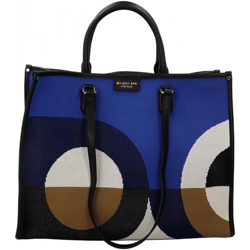 Sacs Femme Sacs My Best logo Bags BORSA IN PELLE Bleu