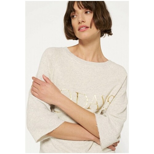 Vêtements Femme T-shirts manches courtes 10 Days Beach Sweater Soft White Multicolore