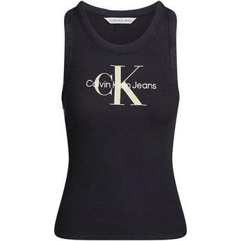 Vêtements cover Débardeurs / T-shirts sans manche Calvin Klein Jeans J20J223160 Noir