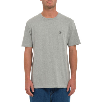 Vêtements Homme T-shirts manches courtes Volcom Camiseta  Circle Blanks - Heather Grey Gris