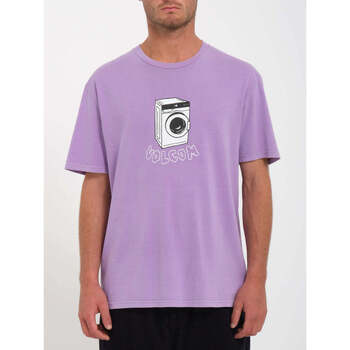 Vêtements Homme T-shirts manches courtes Volcom Camiseta  Volwasher - Paisley Purple Violet