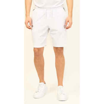 Vêtements Homme Shorts / Bermudas Emporio Armani EA7 Bermuda pour homme 7 Lines d' en coton mélangé Blanc