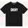 Vêtements Garçon T-shirts & Polos Dkny T-shirt  en coton mélangé pour enfant Noir