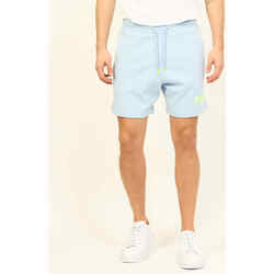 Vêtements Homme Shorts / Bermudas BOSS Bermuda homme  avec logo effet dégoulinant Bleu