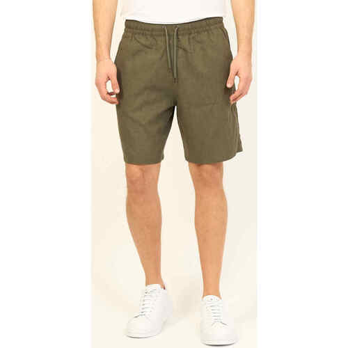 Vêtements Homme Shorts / Bermudas Emporio Armani Bermuda homme  avec logo brodé Vert