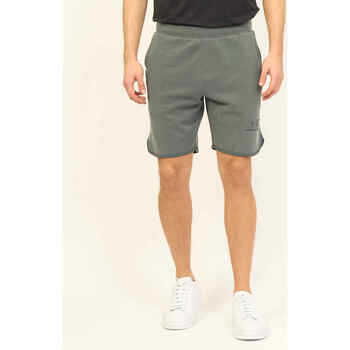 Vêtements Homme Shorts / Bermudas EAX AX Bermuda en jersey de coton avec logo Vert
