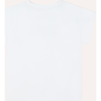 Dkny T-shirt fille  avec logo Blanc