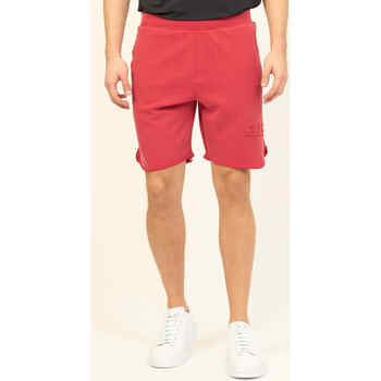 Vêtements Homme Shorts / Bermudas EAX AX Bermuda en jersey de coton avec logo Rouge