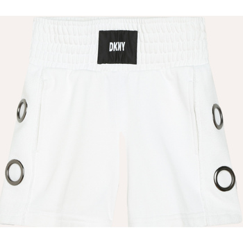 Vêtements Fille Shorts / Bermudas Dkny Short en molleton  pour fille Blanc