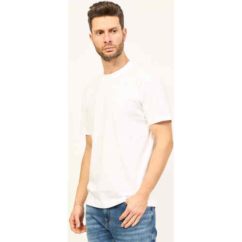 Vêtements Homme T-shirts & Polos Richmond X T-shirt homme Richmond en coton uni Blanc