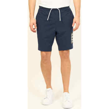 Vêtements Homme Shorts / Bermudas Emporio nero Armani EA7 Bermuda Visibility pour homme de  avec maxi logo Bleu