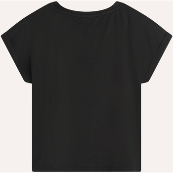 Dkny T-shirt noir à manches courtes  pour fille Noir
