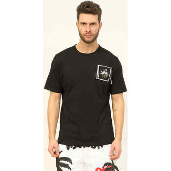Vêtements Homme T-shirts & Polos Disclaimer T-shirt à col rond  avec logo en forme de boîte Noir